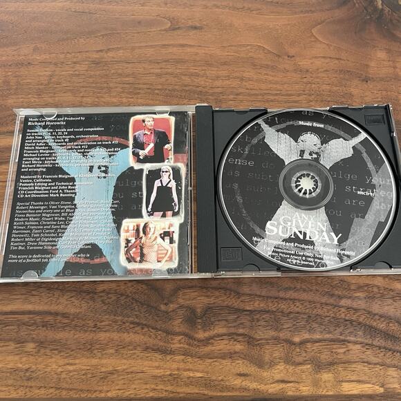 Richard Horowitz Any Given Sunday CD 1999 Warner Bros. Promo - Picture 6 of 9